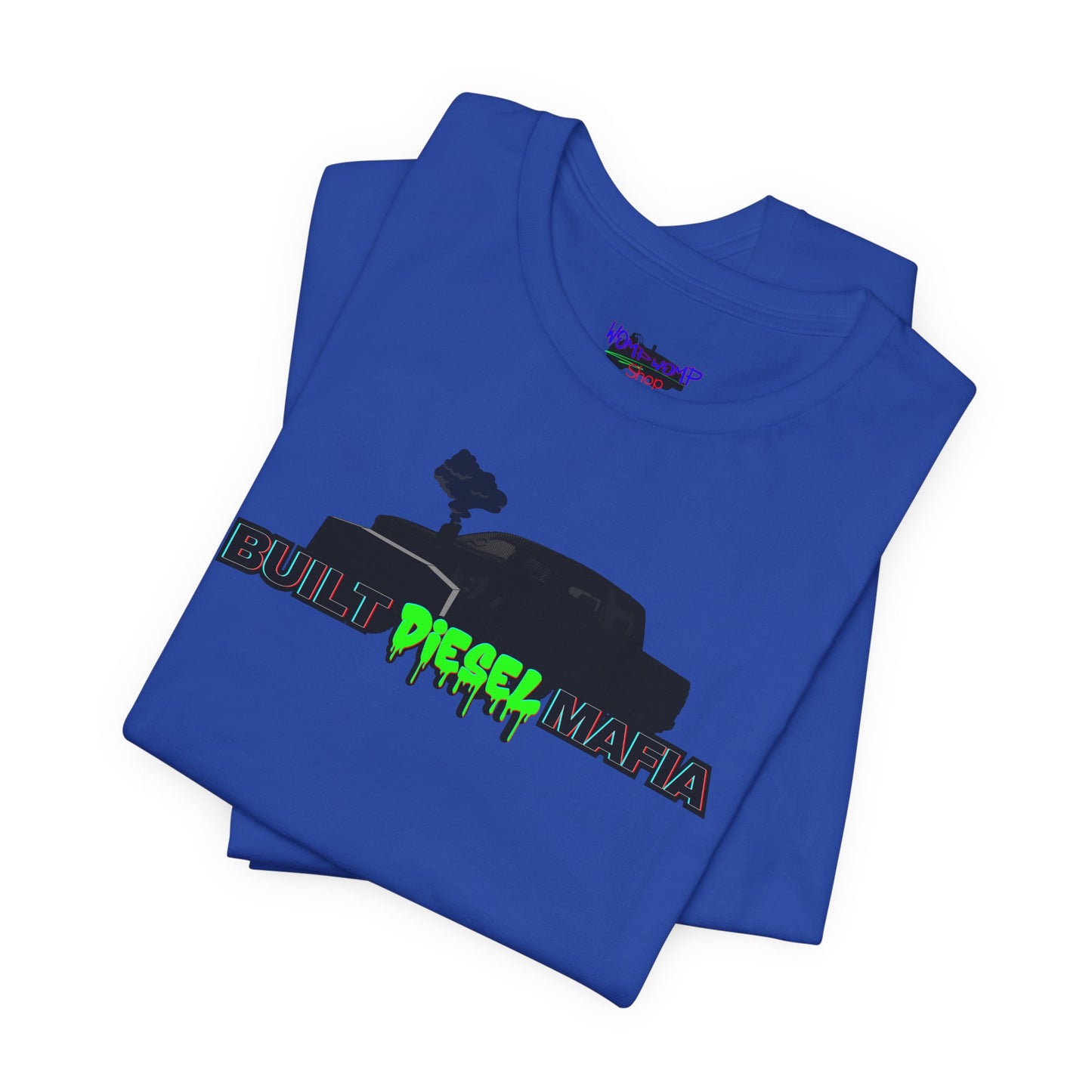 Unisex Tee - Built Diesel Mafia With Pulling Truck