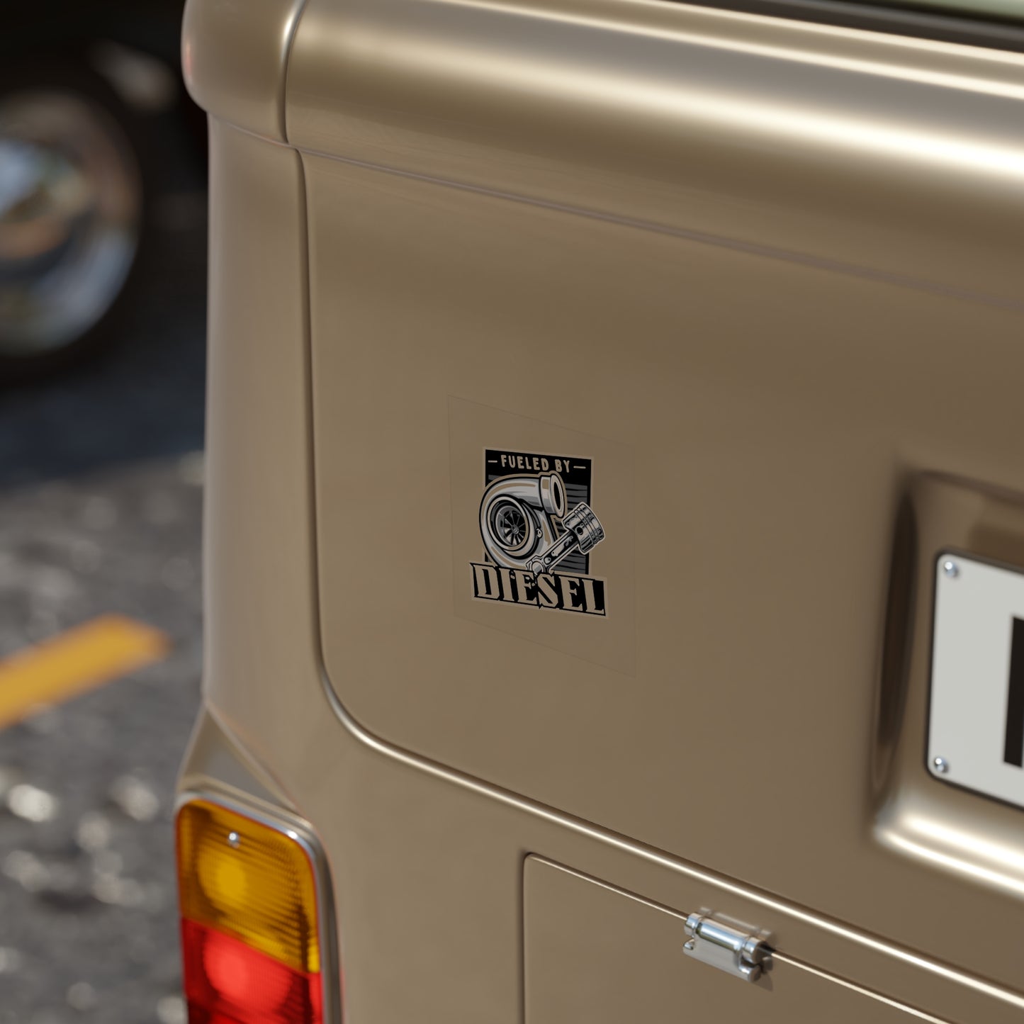 Fueled By Diesel Transparent Sticker