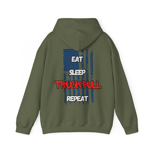 Eat, Sleep, Truck Pull, Repeat Hoodie