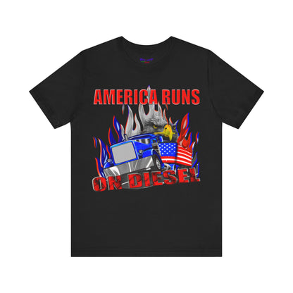 America Runs On Diesel Tee