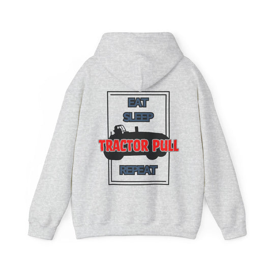 Eat, Sleep, Tractor Pull, Repeat Hoodie