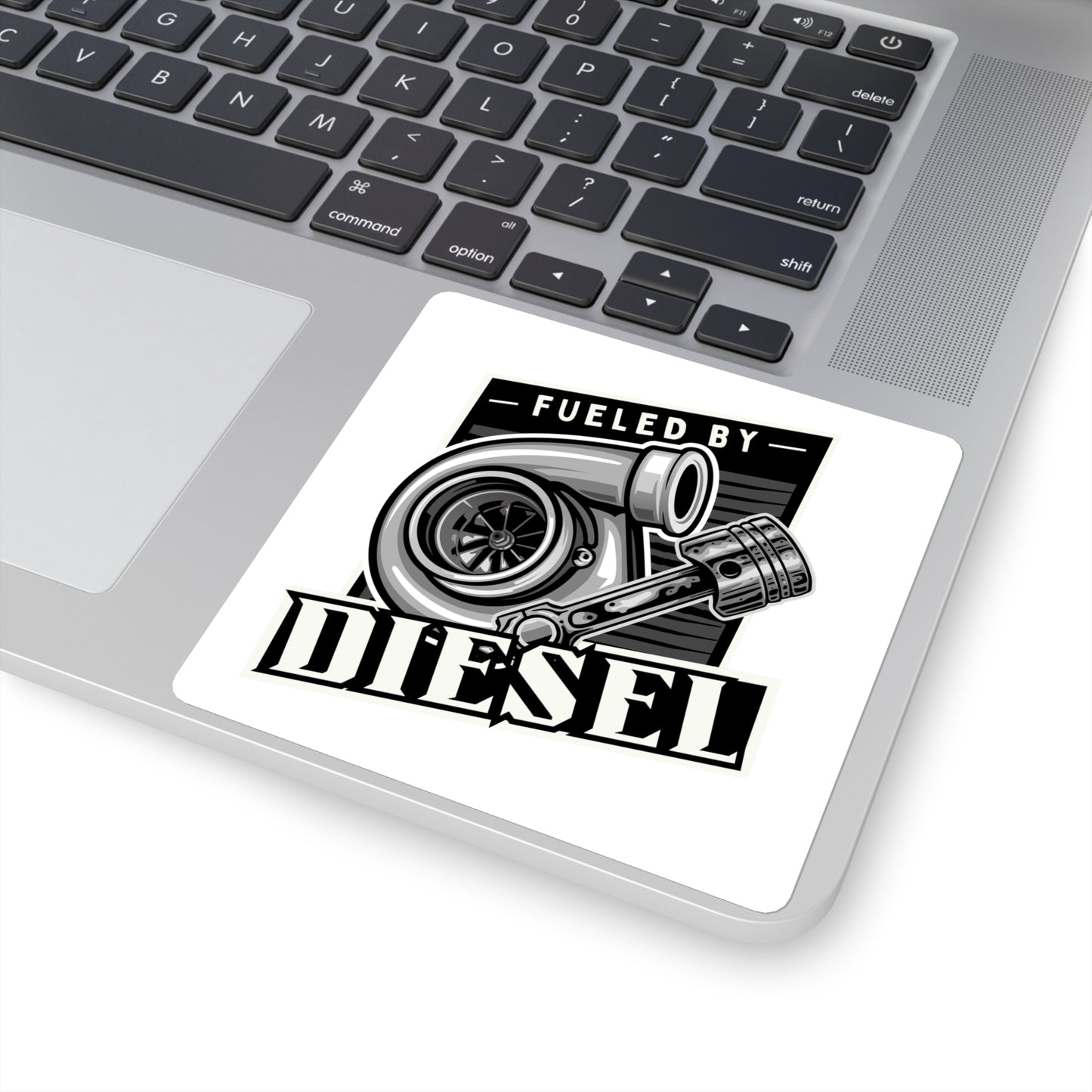 Fueled by Diesel Square Sticker