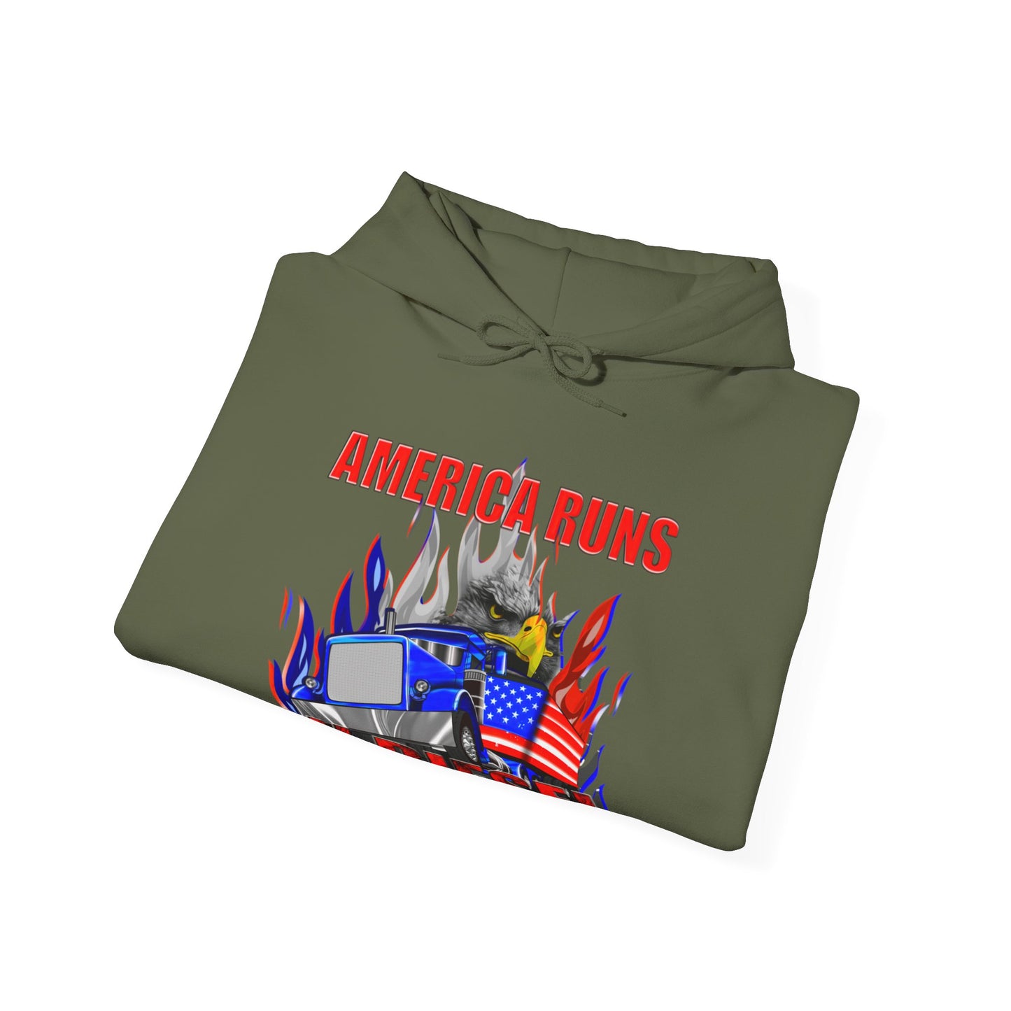 America Runs On Diesel Hoodie