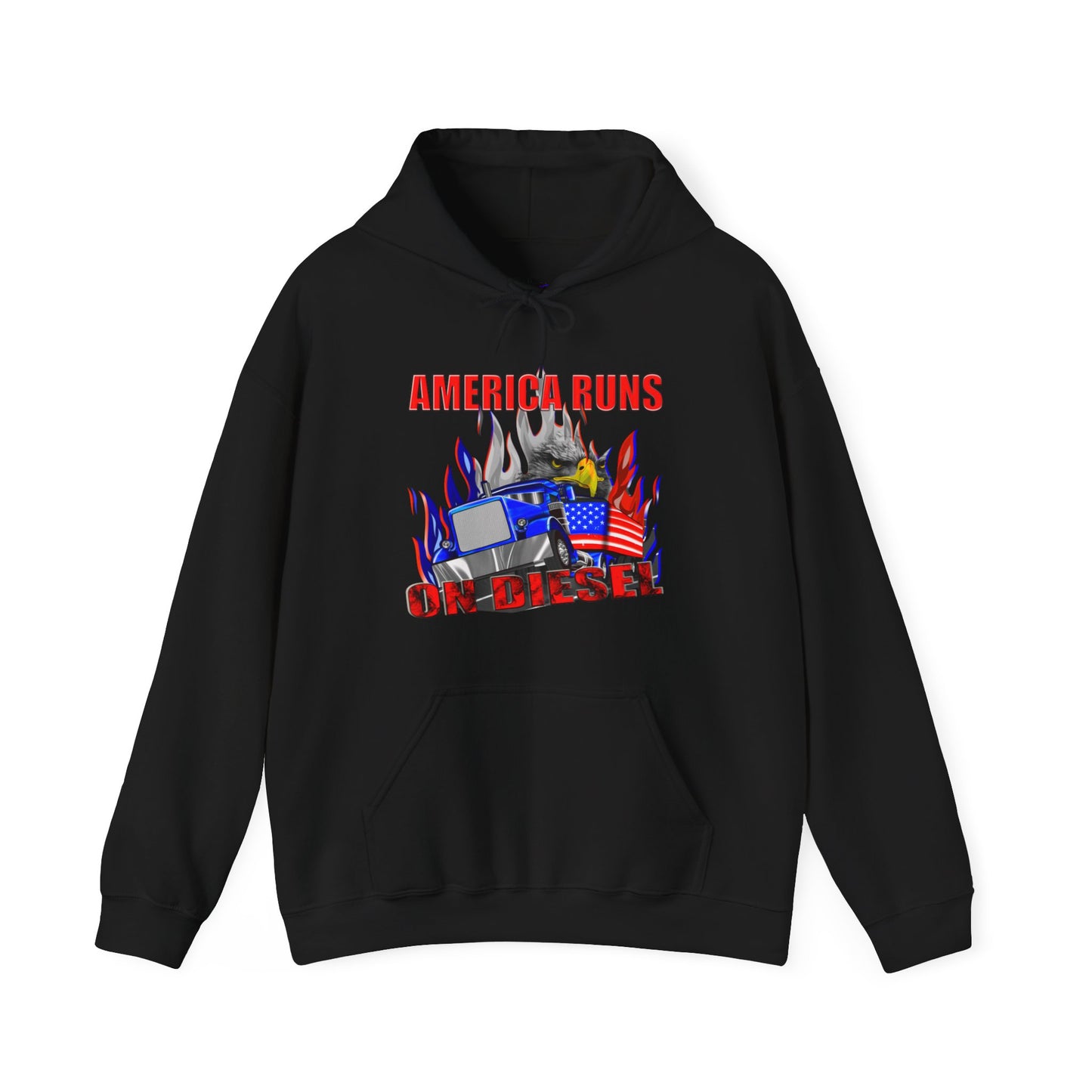 America Runs On Diesel Hoodie
