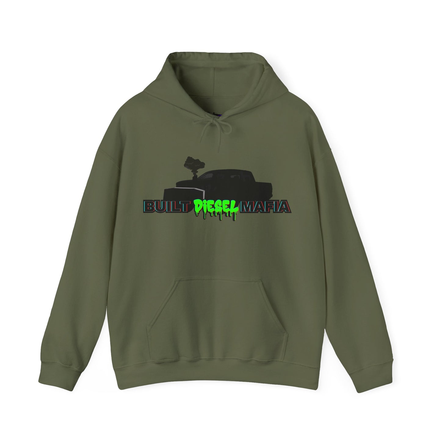 Built Diesel Mafia Hoodie With Pulling Truck