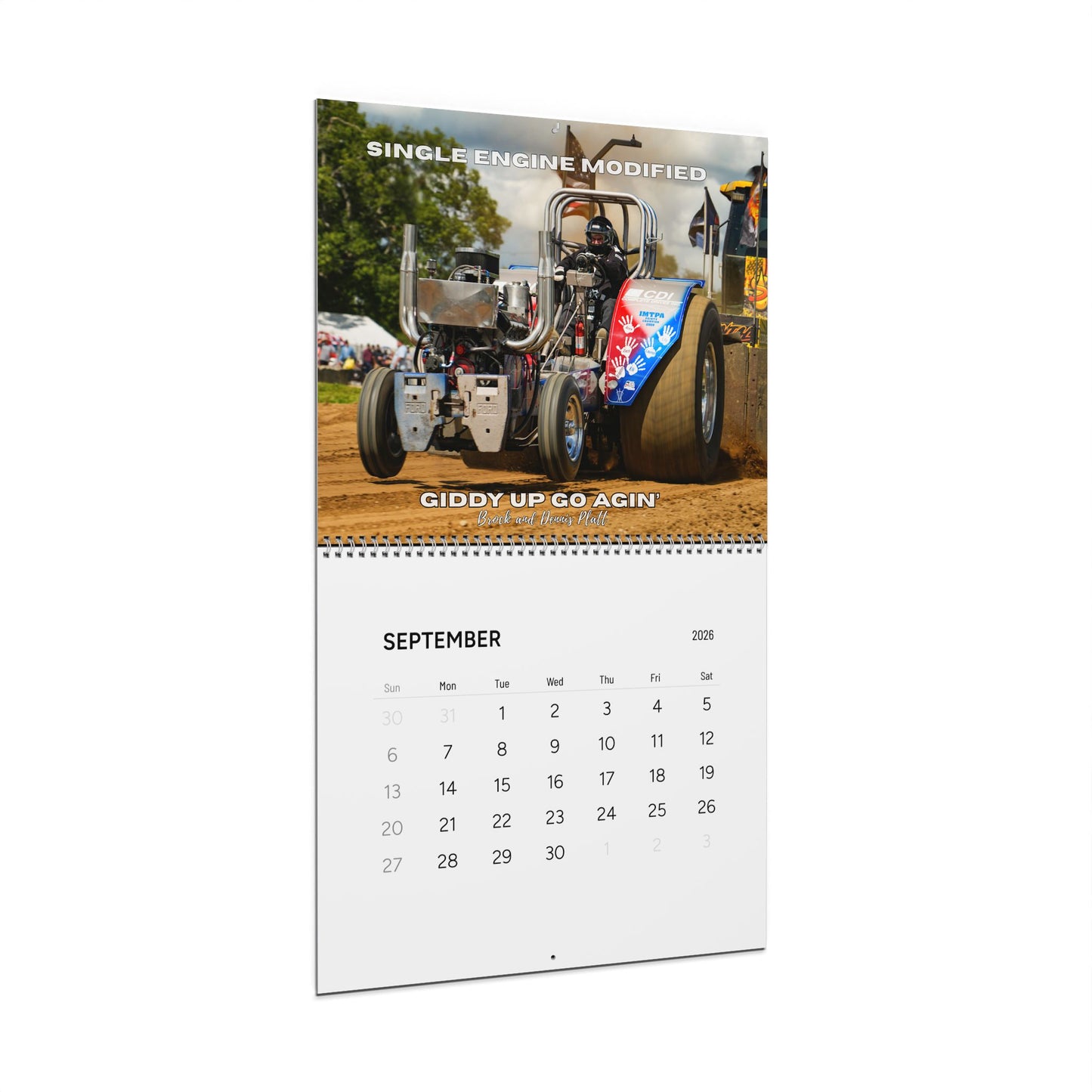 Wall Calendar-Indiana Pulling League Champions 2026