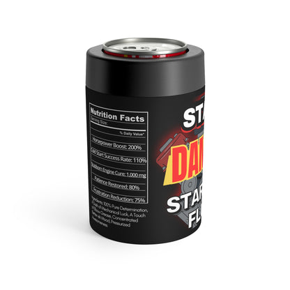 Funny Can Holder - "Start, Damnit Starting Fluid" Drink Insulator for Outdoor Events