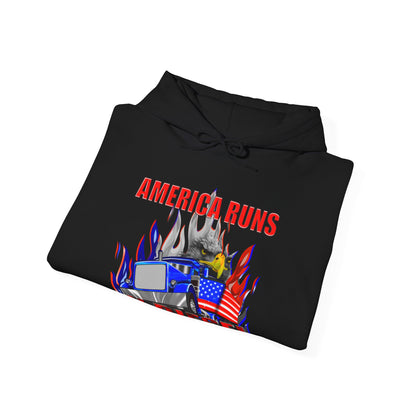 America Runs On Diesel Hoodie