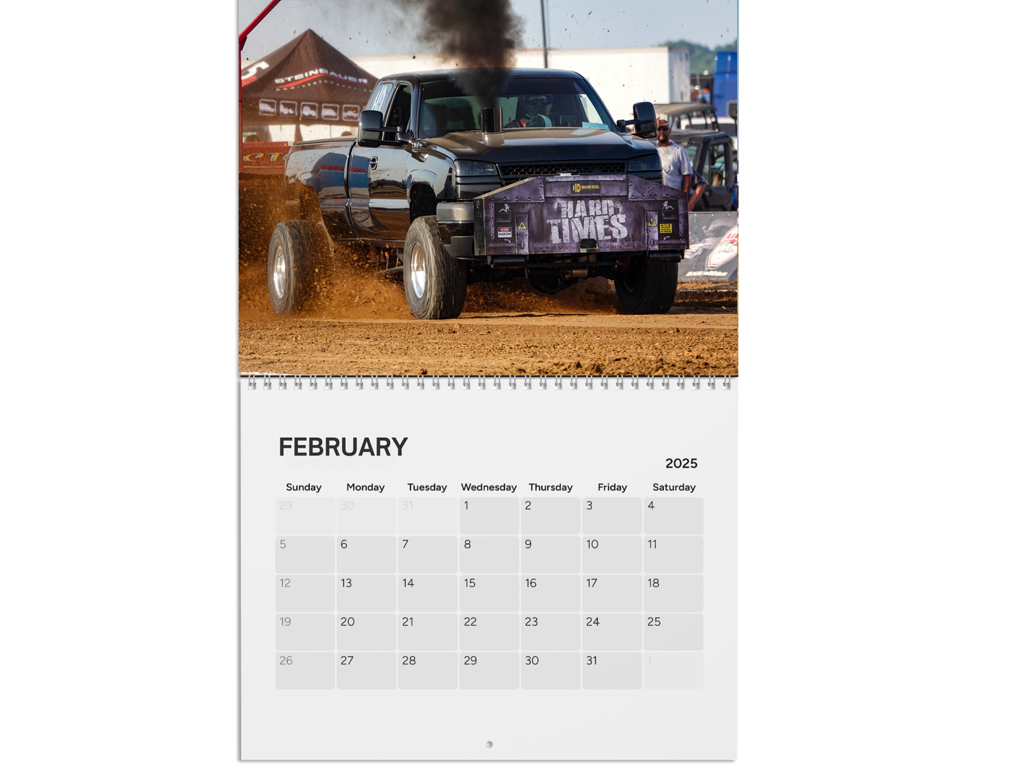 Wall Calendar-Limited Pro Diesel Trucks 2025