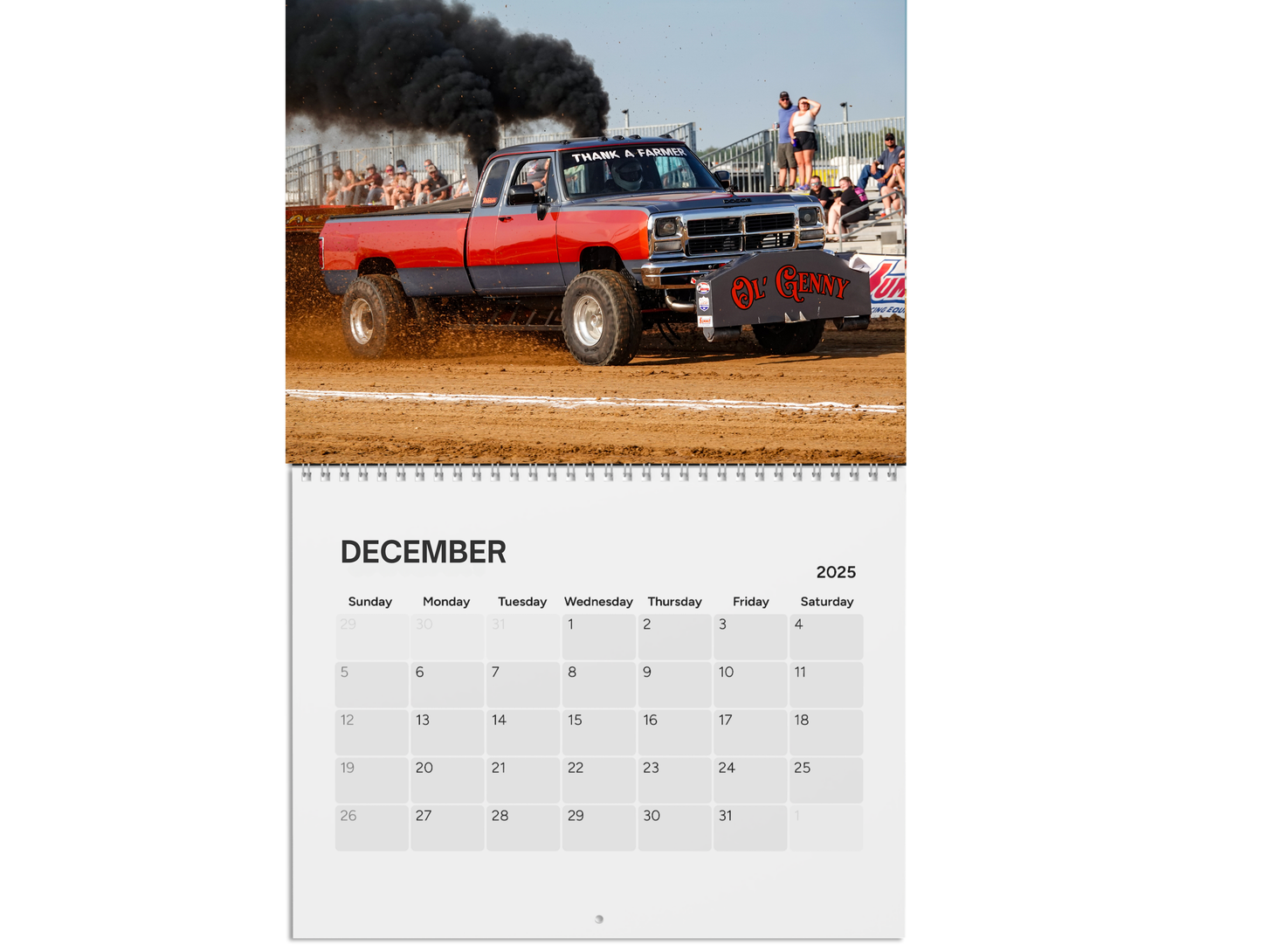 Wall Calendar-Limited Pro Diesel Trucks 2025