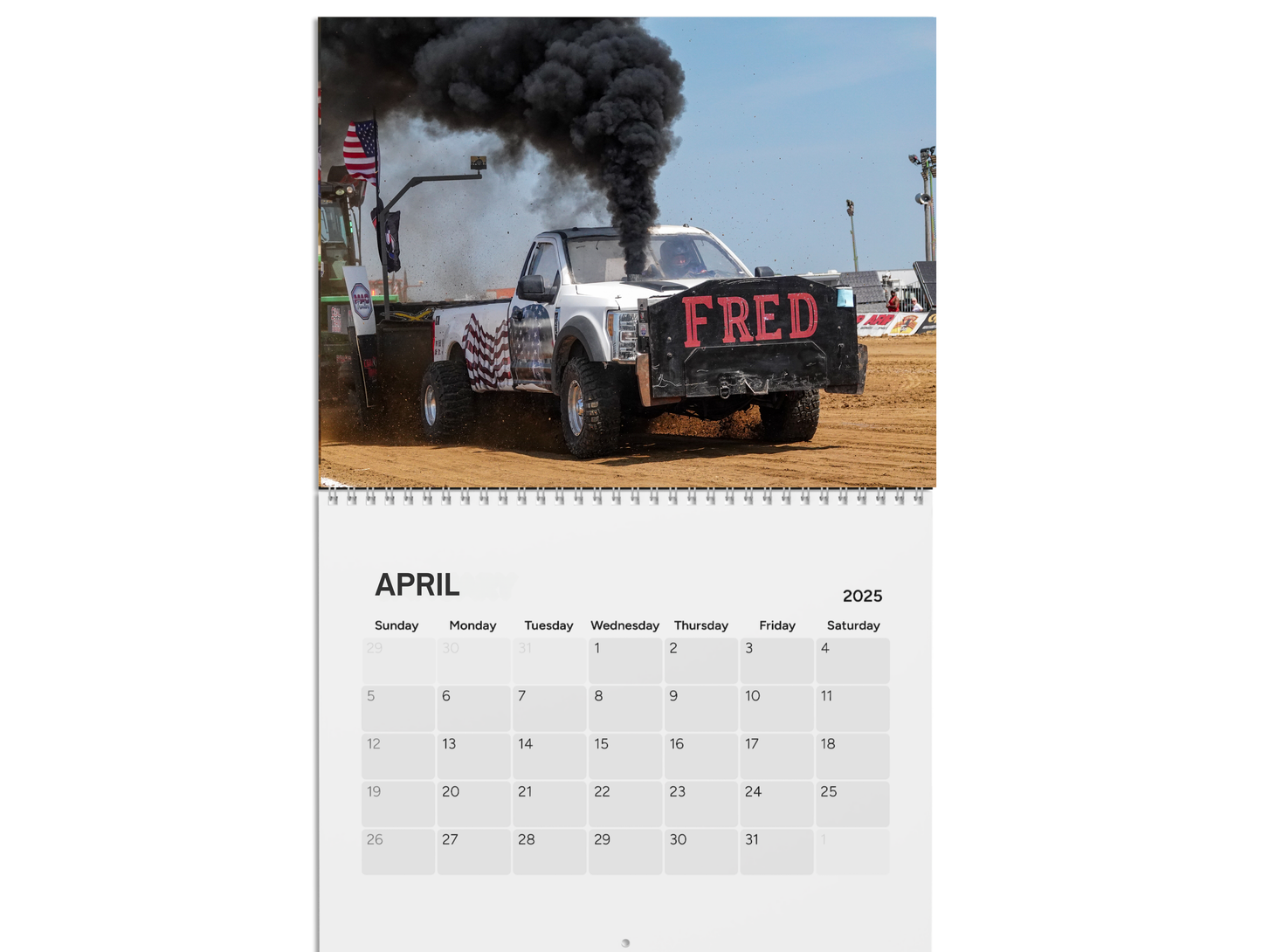 Wall Calendar-Limited Pro Diesel Trucks (Vol 2) 2025