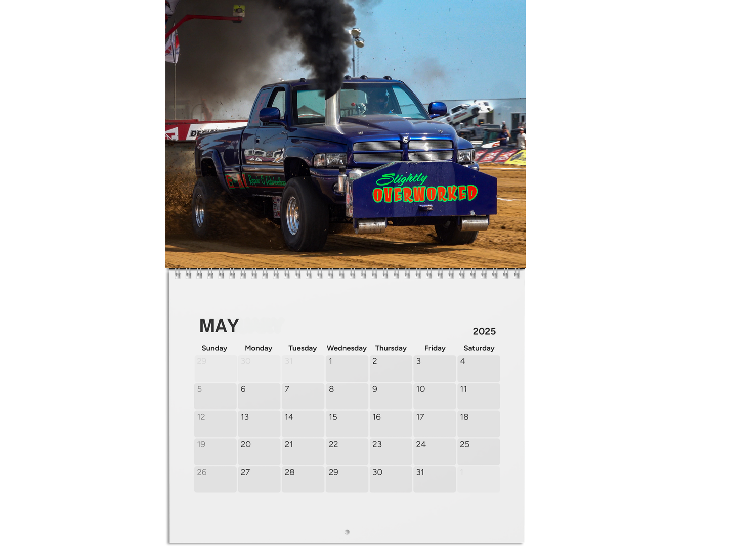 Wall Calendar-Limited Pro Diesel Trucks (Vol 2) 2025