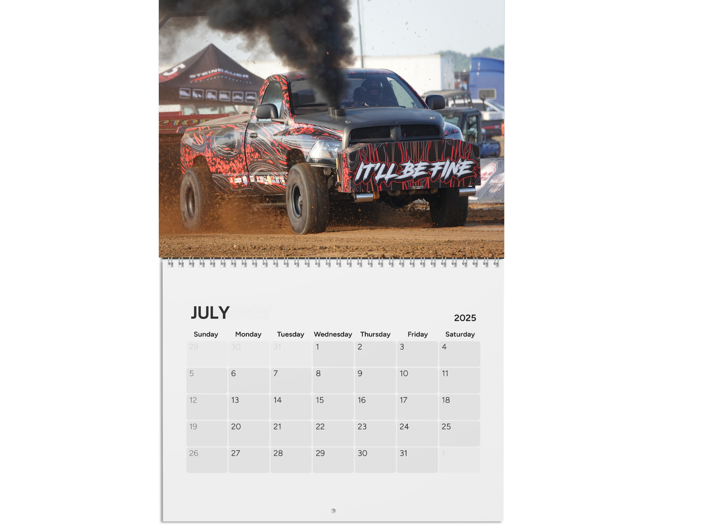 Wall Calendar-Limited Pro Diesel Trucks (Vol 2) 2025