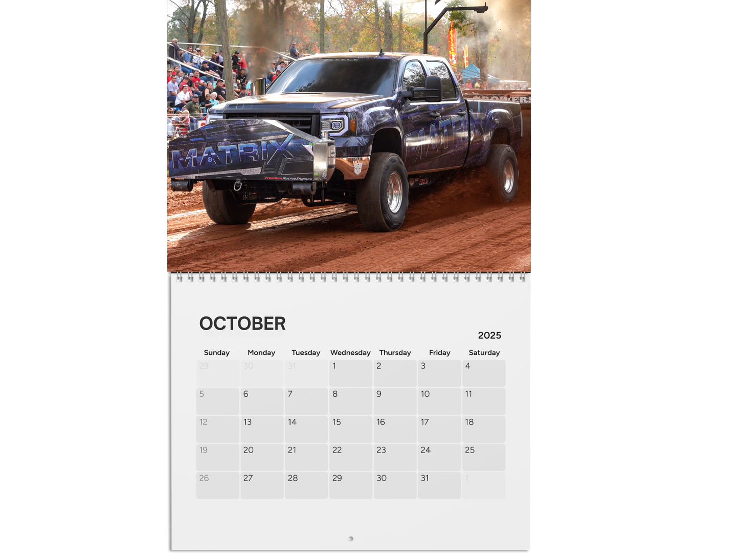 Wall Calendar-Limited Pro Diesel Trucks (Vol 2) 2025