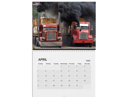 Wall Calendar - Loaded Big Rig Racing Onaway, Michigan 2025