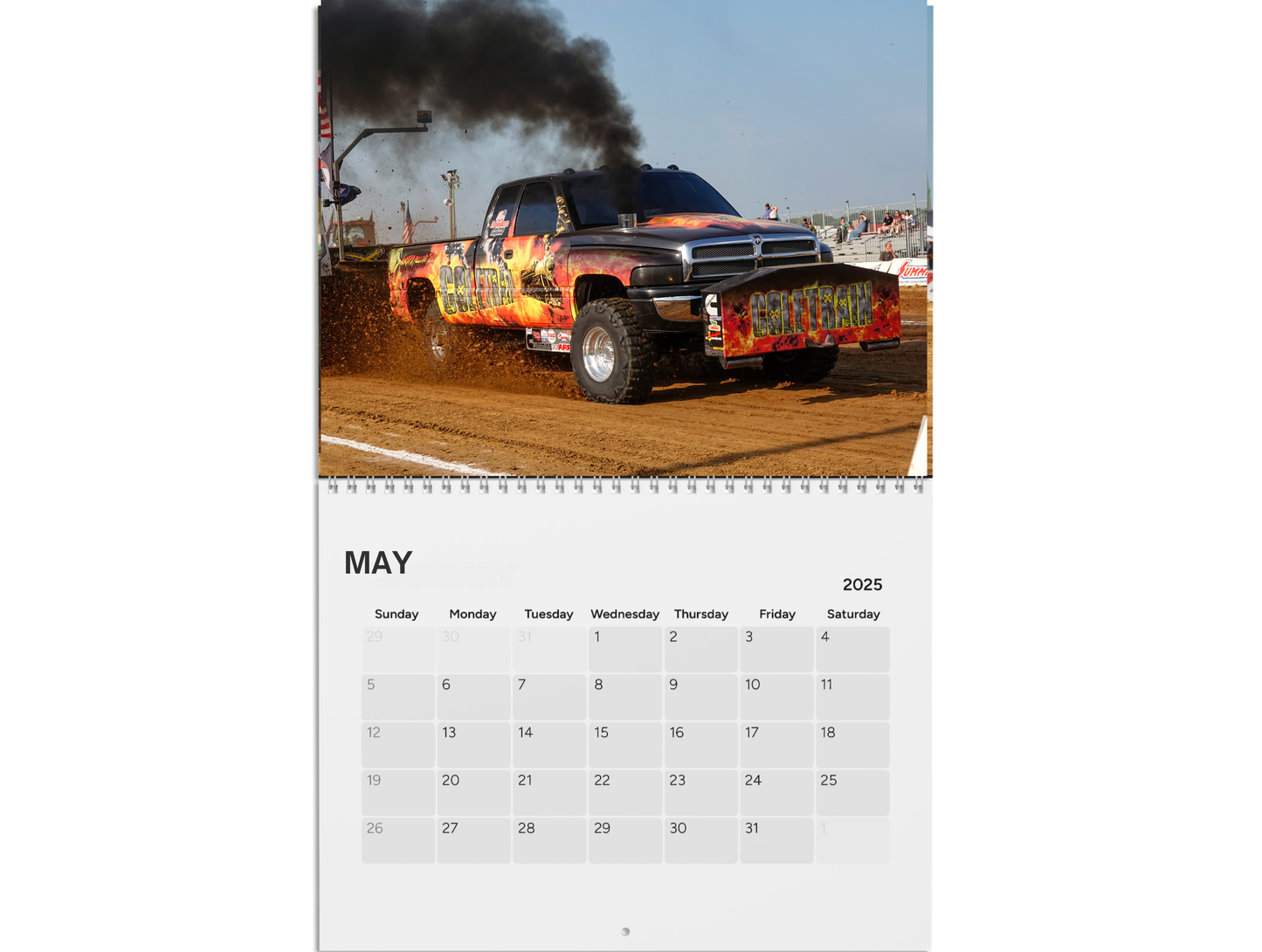 Wall Calendar-SDX Pro Street Diesel Trucks 2025