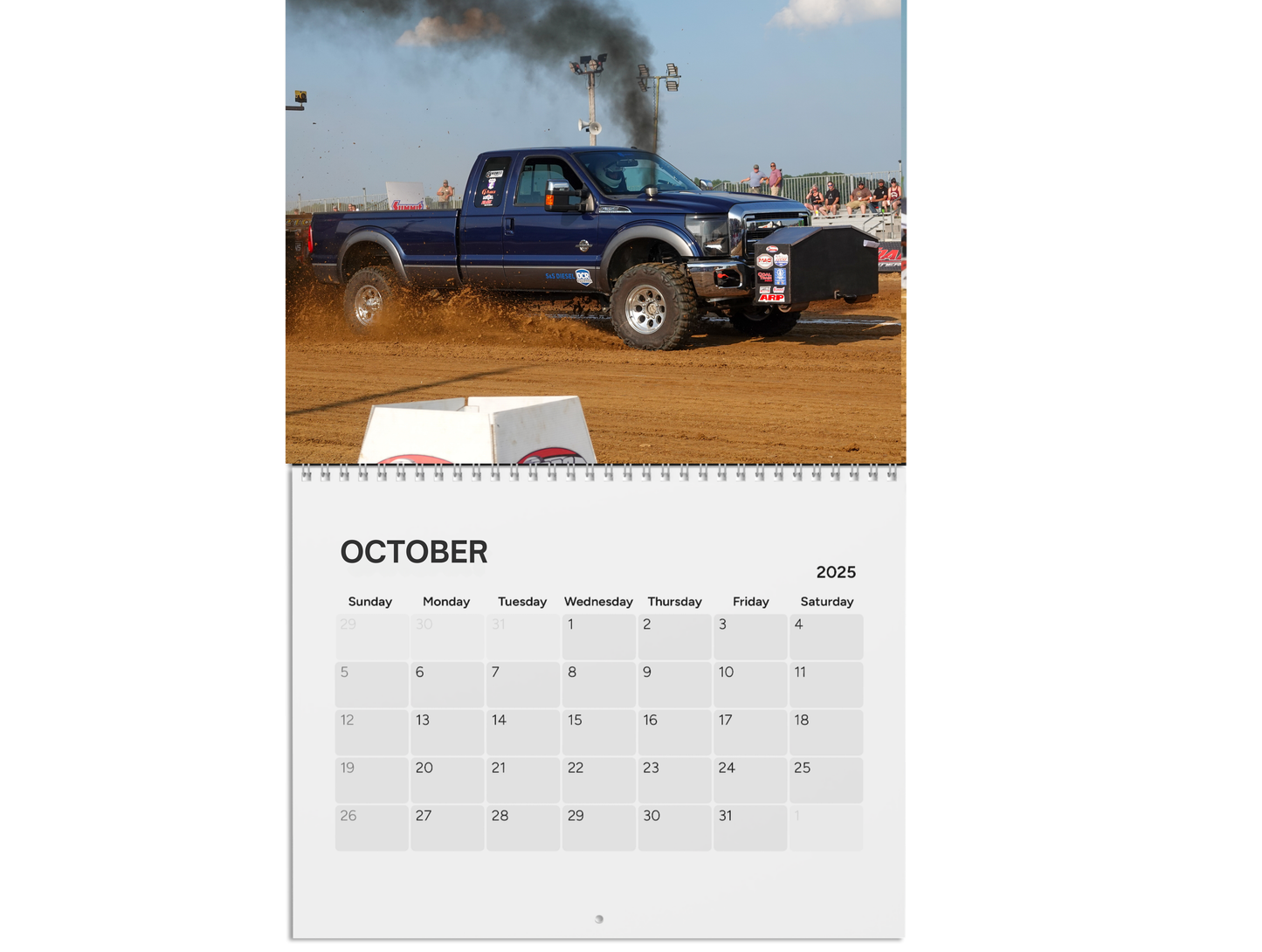 Wall Calendar-SDX Pro Street Diesel Trucks 2025