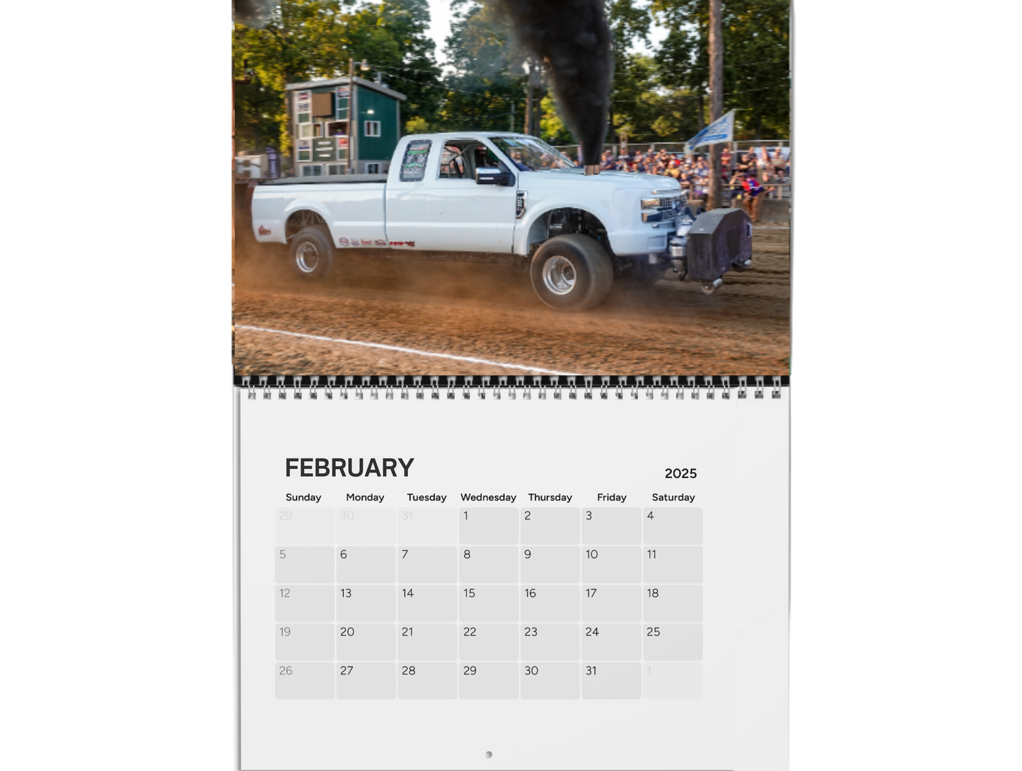 Wall Calendar-Super Stock Diesel Trucks 2025