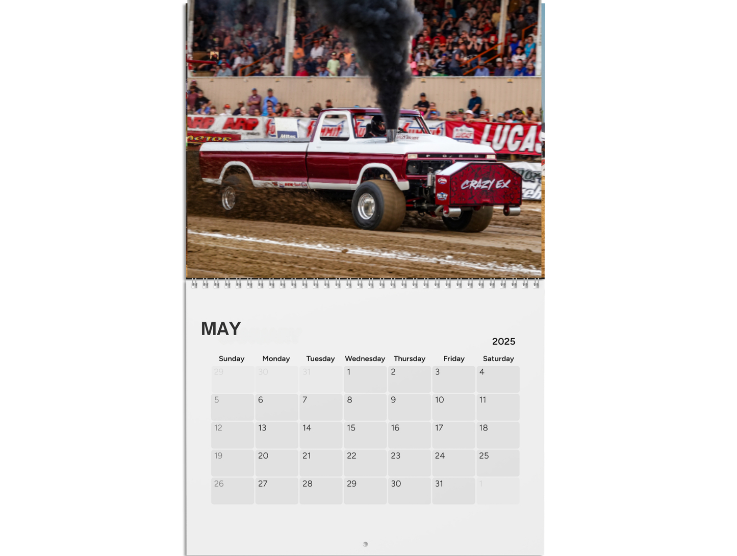 Wall Calendar-Super Stock Diesel Trucks 2025