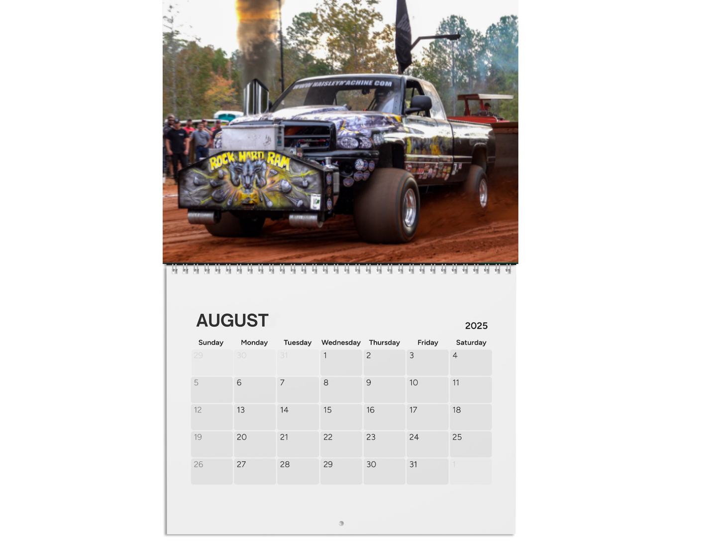 Wall Calendar-Super Stock Diesel Trucks 2025