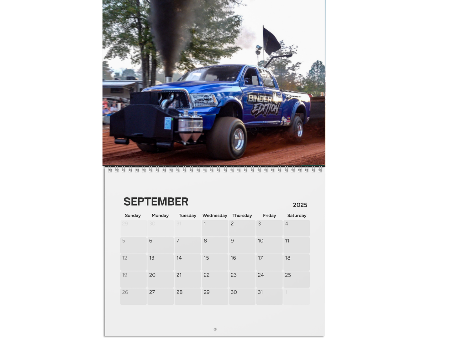 Wall Calendar-Super Stock Diesel Trucks 2025