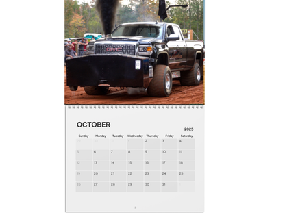 Wall Calendar-Super Stock Diesel Trucks 2025