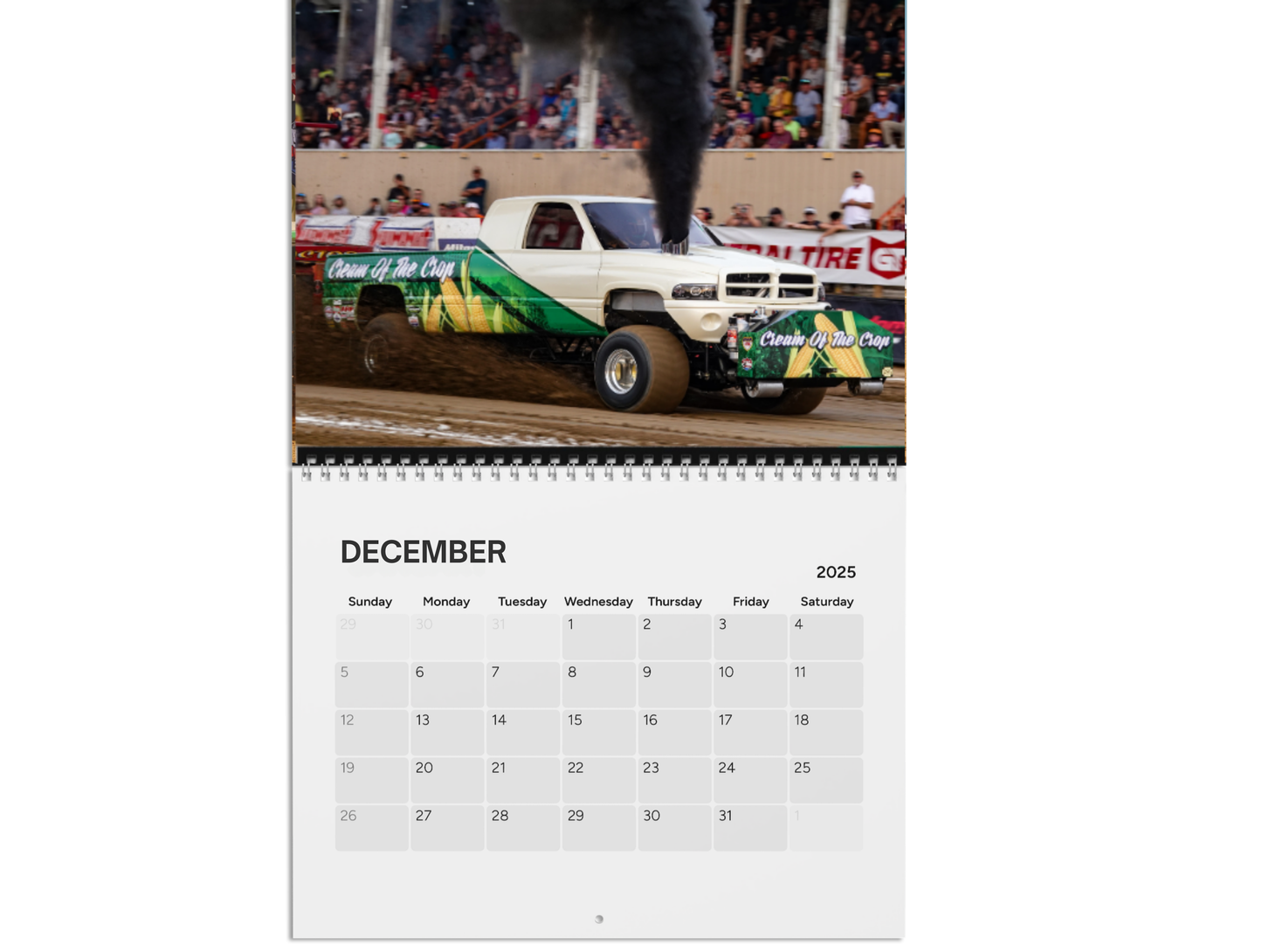 Wall Calendar-Super Stock Diesel Trucks 2025