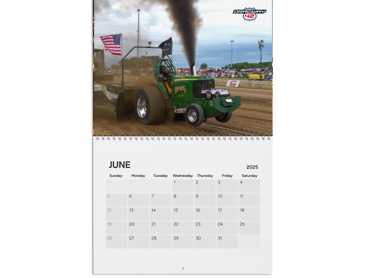 Wall Calendar-Dragway 42 Truck & Tractor Pull Calendar 2025