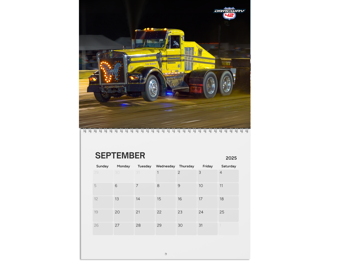 Wall Calendar-Dragway 42 Truck & Tractor Pull Calendar 2025