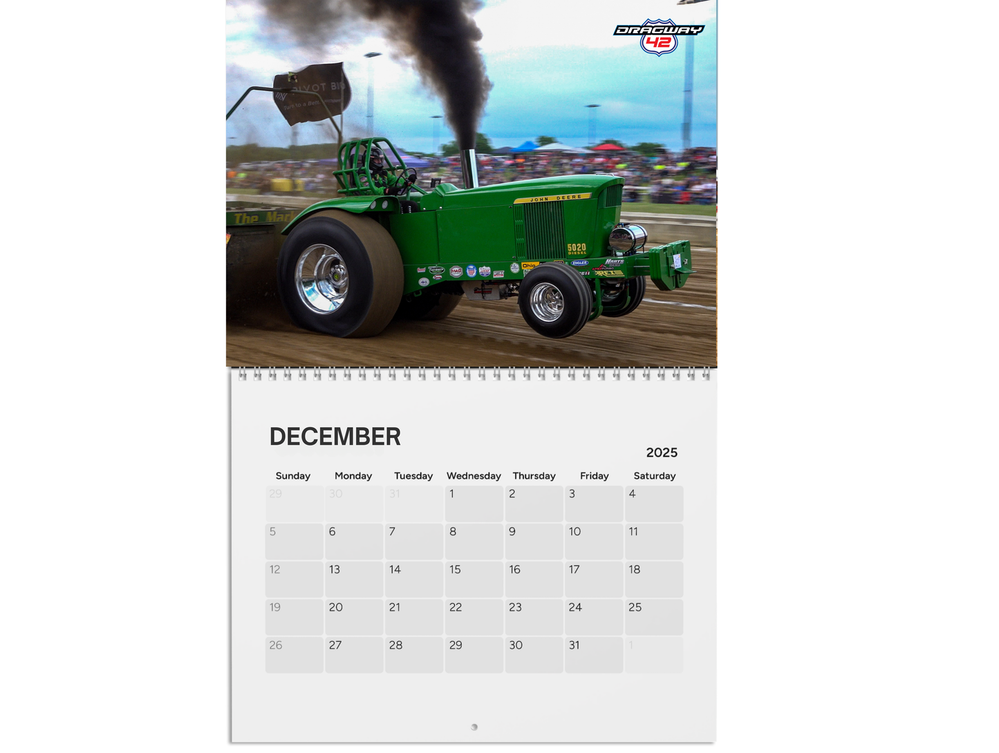 Wall Calendar-Dragway 42 Truck & Tractor Pull Calendar 2025