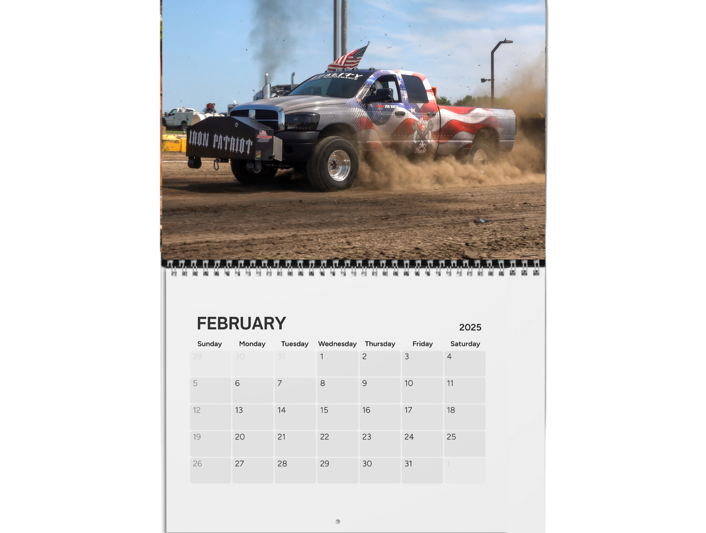 Wall Calendar-Indiana Pulling League 2025