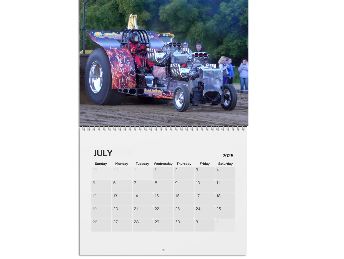 Wall Calendar-Indiana Pulling League 2025