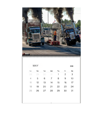 Wall Calendar-Onaway Loaded Big Rig Racing 2026