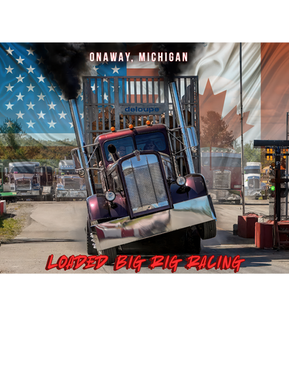 Wall Calendar-Onaway Loaded Big Rig Racing 2026
