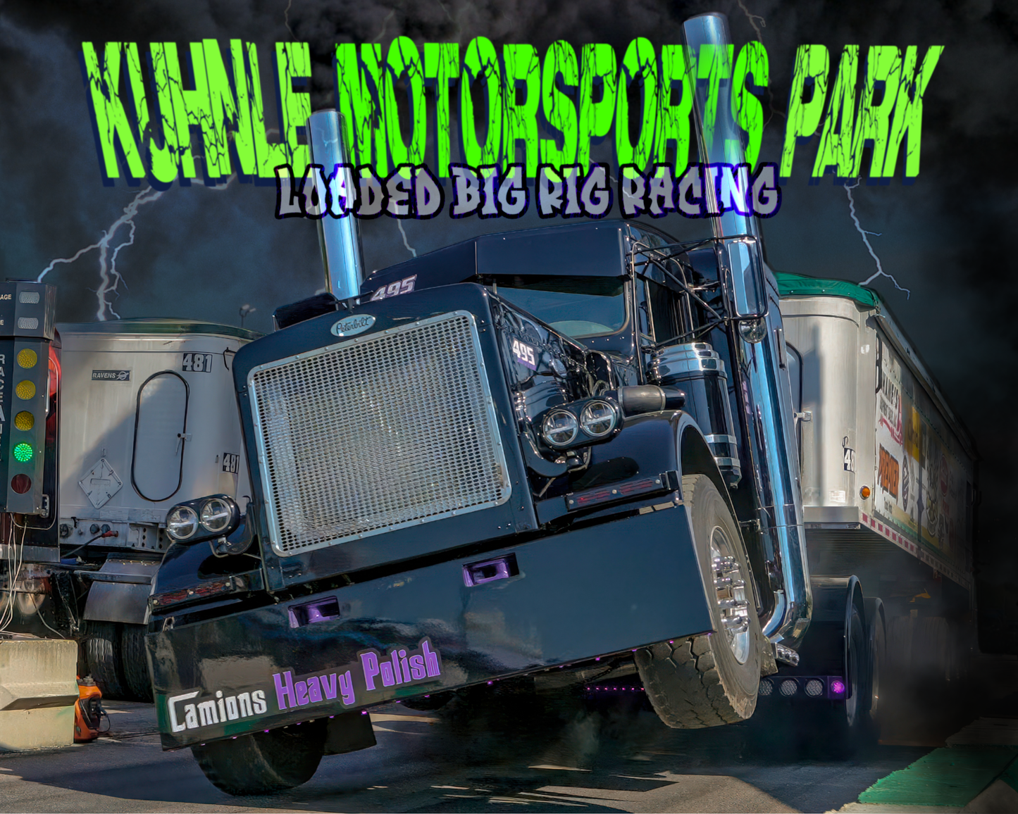 Wall Calendar-Kuhnle Motorsports Park Loaded Big Rig Racing 2026