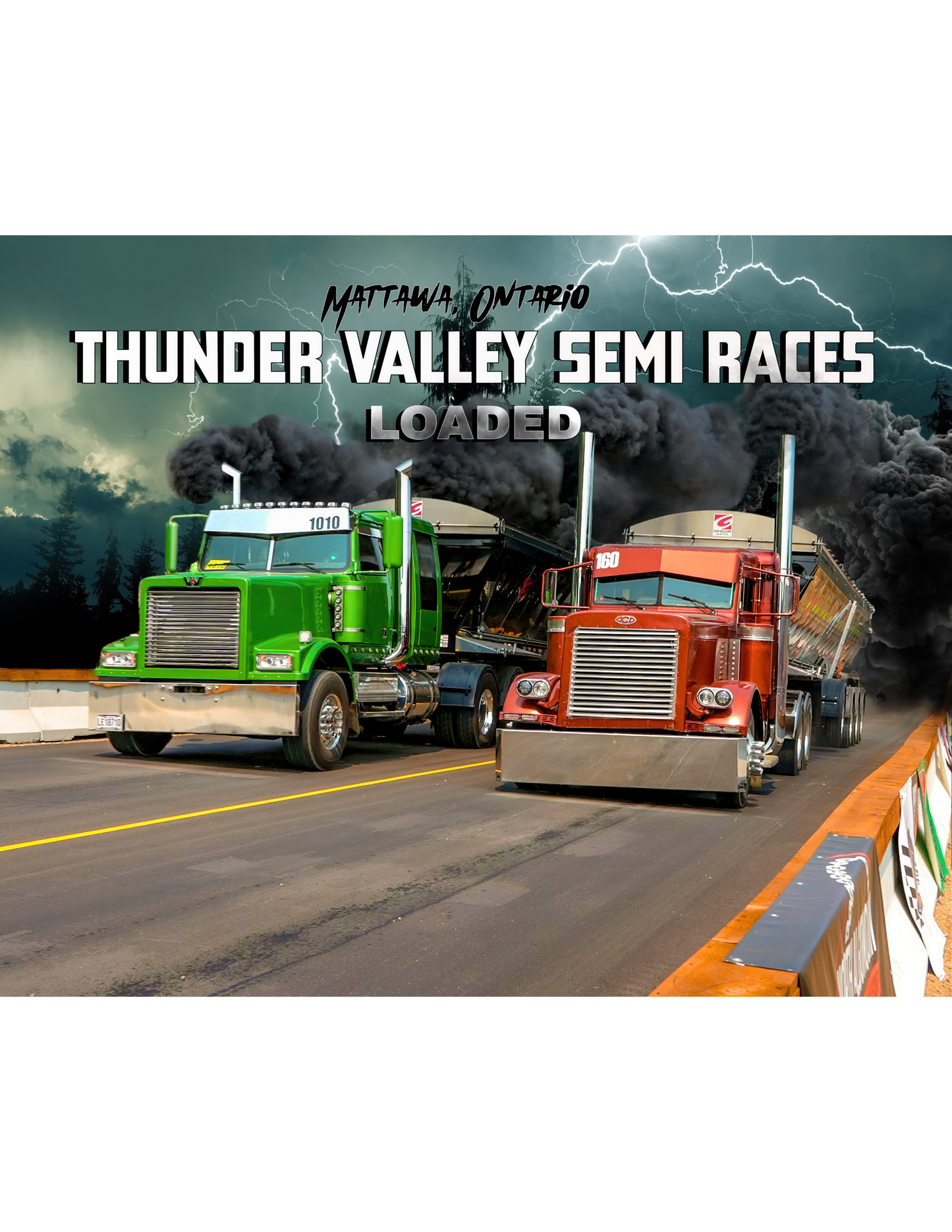 Wall Calendar- Thunder Valley Semi Races Loaded 2026