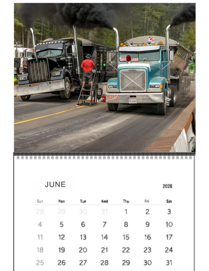 Wall Calendar- Thunder Valley Semi Races Loaded 2026