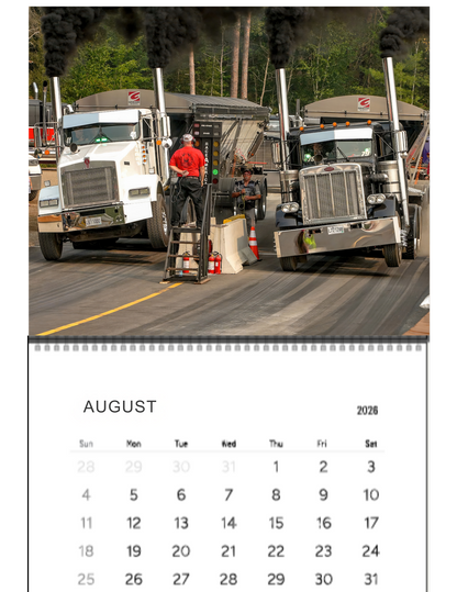 Wall Calendar- Thunder Valley Semi Races Loaded 2026