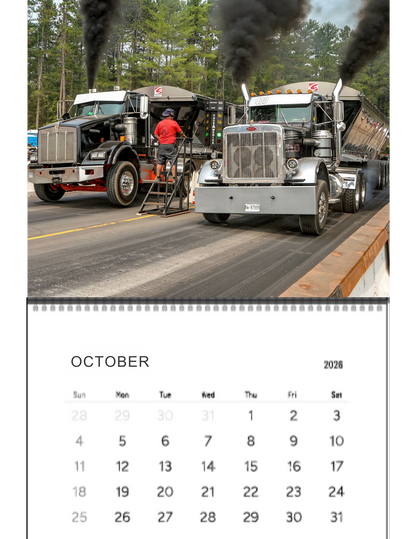 Wall Calendar- Thunder Valley Semi Races Loaded 2026