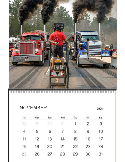 Wall Calendar- Thunder Valley Semi Races Loaded 2026