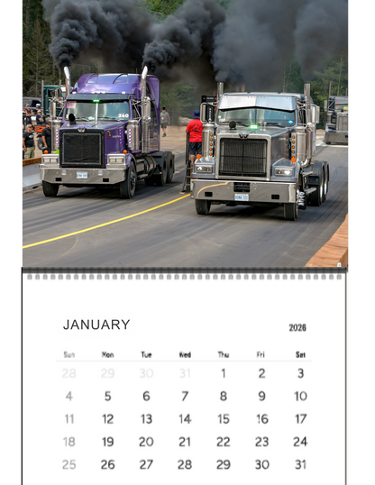 Wall Calendar- Thunder Valley Semi Races Bobtail 2026