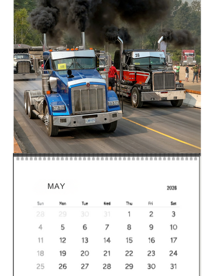 Wall Calendar- Thunder Valley Semi Races Bobtail 2026