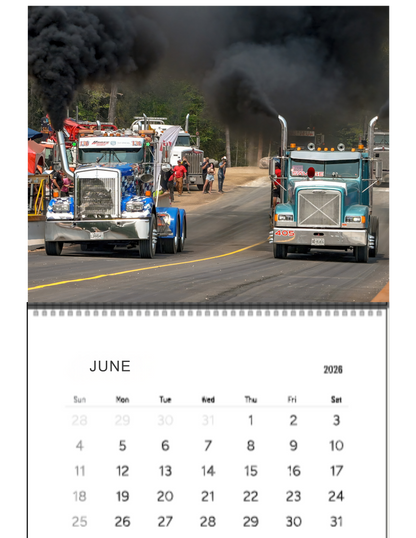 Wall Calendar- Thunder Valley Semi Races Bobtail 2026