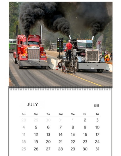 Wall Calendar- Thunder Valley Semi Races Bobtail 2026