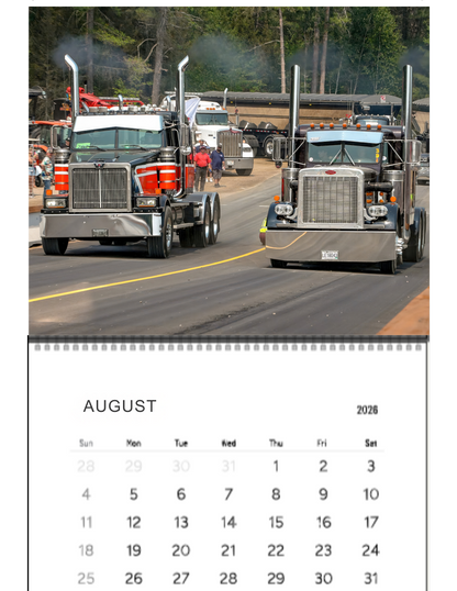 Wall Calendar- Thunder Valley Semi Races Bobtail 2026