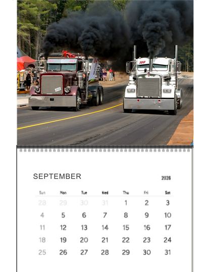 Wall Calendar- Thunder Valley Semi Races Bobtail 2026