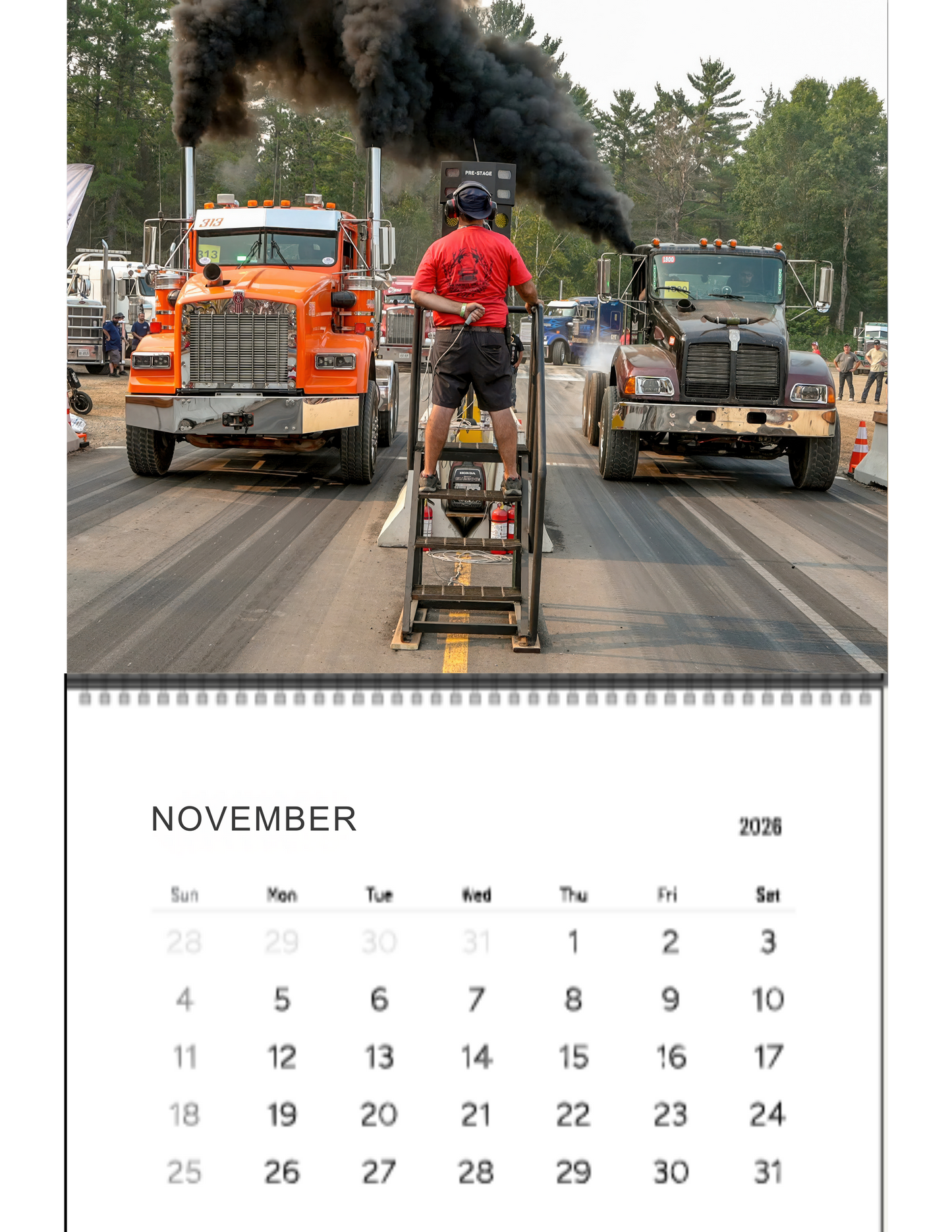 Wall Calendar- Thunder Valley Semi Races Bobtail 2026