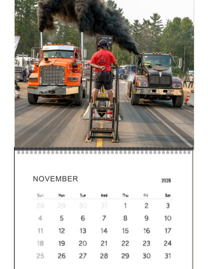 Wall Calendar- Thunder Valley Semi Races Bobtail 2026