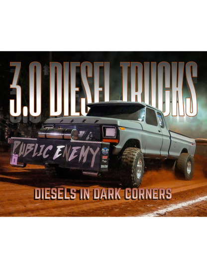 Wall Calendar- 3.0 Diesel Trucks Diesels In Dark Corners 2026