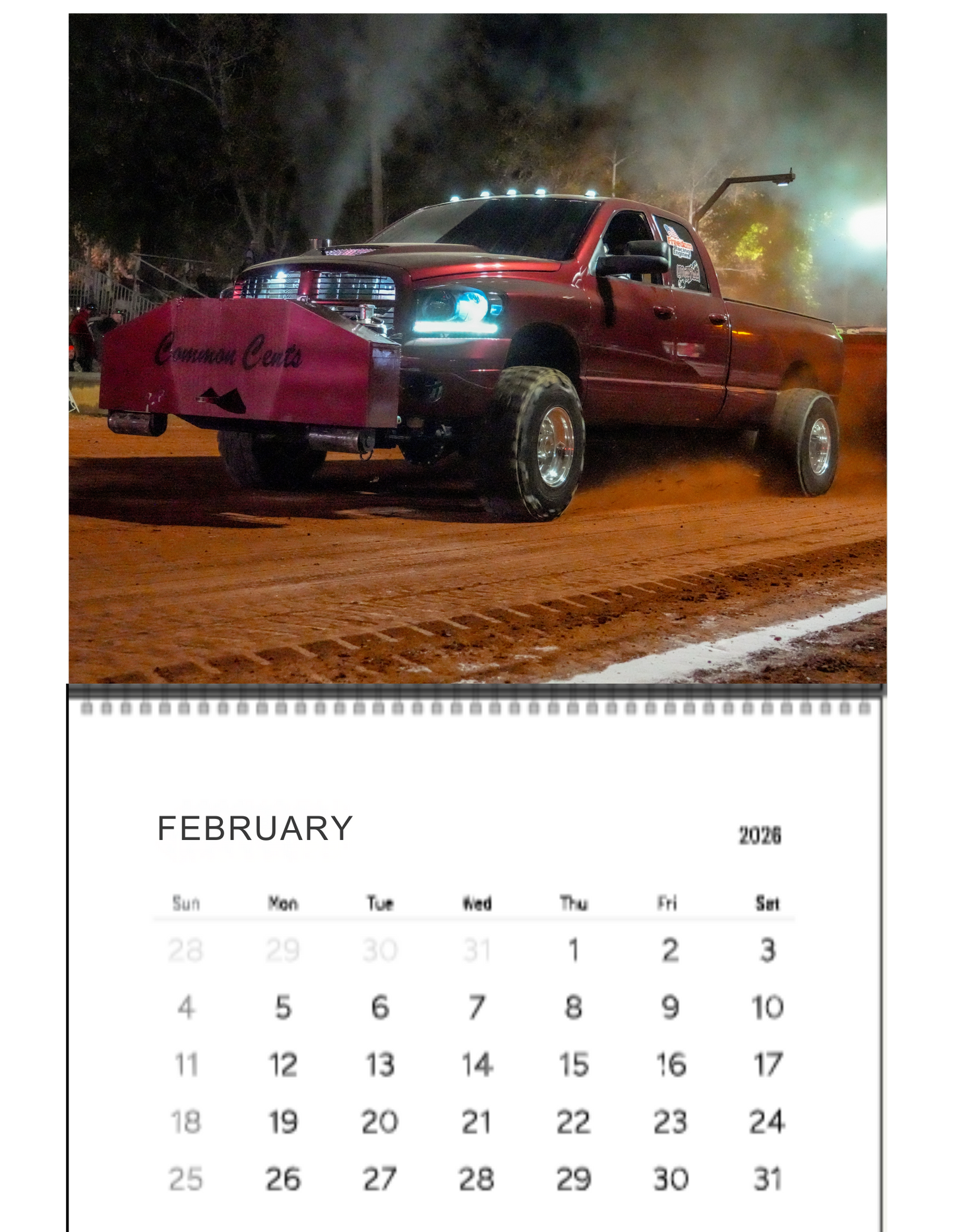 Wall Calendar- 3.0 Diesel Trucks Diesels In Dark Corners 2026